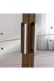 Flexo 6 Door Wardrobe With Mirror - Almond - 8