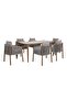 Goploania Outdoor 8 Seater Dining Table - Beige - 8
