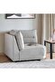 Alabaster Single Seater Corner Sofa
