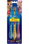 Kids Chotta Bheem Extra soft toothbrush, Pack of 3, Age 2+, Easy to hold handle, Designed to make brushing fun for kids, assorted colors