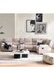 Harmonious Wedge Corner Modular Recliner - Beige - 7