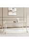 Brooklyn V2 1+6 Dining Set Marble - Brown & White - 2