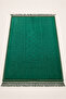 Soft Velvet Textured Prayer Mat - Patterned Tufted Prayer Mat