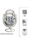 Oram Outdoor Swivel Chiar-light Grey - 5