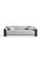Tessara 4 Seater Sofa - Light Beige & Black - 6