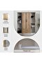 Silvino 4 Door Wardrobe With 2 Drawers Mdf - White - 6