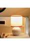 Baseball E14 Ceramic Table Lamp Dia 16x27.5cm - White - 2