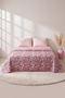 Flower Buds 5D Multi-Purpose Double Printed Pique & Bedspread 200X220 cm - 2