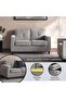 Nofro 2 Seater Sofa - Grey - 6