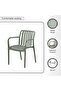 Pilar Outdoor Balcony Set 2+1 -olive Green - 2