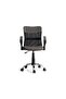 Gerry Office Medium Back Chair Mesh Fabric - Dark Grey Black - 6