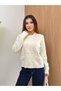 Women's Shirt Collar Double Button Knitwear Cardigan - 3