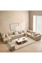 Reem Left Arm Modular Chaise- Beige - 8