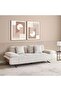 Capitonne 3 Seater Sofa- Light Beige - 2