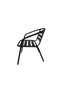 Anush Outdoor Aluminium-steel Chair - Black - 5
