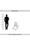 BENNETE 1+2 DINING SET SQUARE - WHITE NATURAL - 8