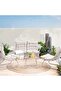 Amaarah Outdoor Sofa Set 2+1+1+coffee Table - Cream - 2
