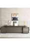 Jamont Executive Desk With 2 Side Cabinet Melamine - Grey & Walnut - 4