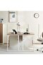 Paramus Office Work Station For 2 Person Melamine - Natural & White - 2