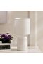 Sanada E14 Ceramic Table Lamp Dia 16x33cm - White