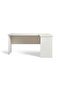 Solmere Office Desk Right Side Return 140cm - White - 7