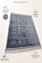 Soft Velvet Textured Prayer Mat - Patterned Tufted Prayer Mat - 4