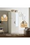 Premier 2 Door Wardrobe With Mirror - White - 8