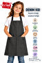 Denim Kid Denim Fabric Painting Apron Picture Apron Kindergarten Apron Children's Denim Kitchen Apron