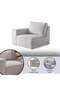 Breet Left Arm Single Seater Sofa - 5