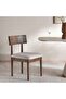 Kenneth Dining Chair Wood - Beige & Antique Brown