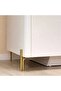 Ocrai 6 Door Wardrobe - White & Gold - 6