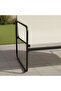 Simona Outdoor Sofa Set 2+1+1+coffee Table- Beige And Black - 5