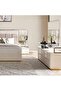 Cohen 6pc Bedroom Set 180x200 Cm - High Gloss Off White - 3