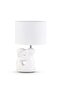 Taffle E14 Bunny Ceramic Table Lamp 20x13.5x33.5cm - White - 4