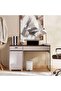 Brooke Office Desk Melamine Large - Walnut Grey - 2