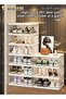 6-Layer Foldable Storage Shoe Box, Dustproof Visible Shoe Cabinet, Integrated Household St - 2