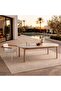 Raaha Outdoor Dining Table 8 Seater - Cream - Wooden Look - 3