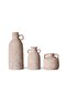 Captain Set/3 Stoneware Rustic Vase 10x24cm,10x17cm,11.3x11cm - Brown - 4