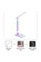 Mugen Multi Function Gaming Desk Lamp With Rgb Light & 10w Wireless Charging 12x18x41.4cm - White - 5