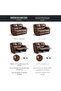 Hireem 2 Seater Recliner Sofa- Brown - 6