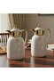 Astil 2-piece Vacuum Flask 700ml + 1l - White