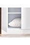 Flexo 6 Door Wardrobe With Mirror - White - 8