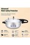 kk 2-in-1 Wok Pressure Cooker, Durable Build, Promotes Healthy Cooking, Heat Resistant Handles, CGRS, Pressure Indication & Control, Heavy Body, Easy Open & Close (5 Liters) - 4