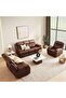 Mont Single Seater Recliner - Brown - 8