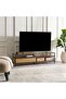 Pavia Tv Unit Upto 60 Inches Melamine - Natural Black - 2