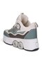 Adult Children's Roller Sports Shoes Smart Lace-Up Closed Wheel Sneaker 049 - 7