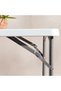 Newskai Outdoor Folding Square Table - White - 2