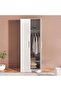 Flexo 2 Door Wardrobe - White - 2