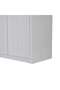 Almada 2 Door Wardrobe - White - 8
