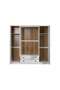 Almada 4 Door Wardrobe - White - 4